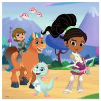 Nella The Princess Knight 3 x 49pc Jigsaw Puzzles Extra Image 2 Preview